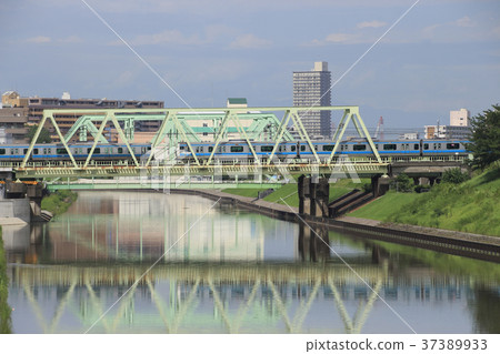 與Shinkawagishi河合併的京濱東北線 37389933