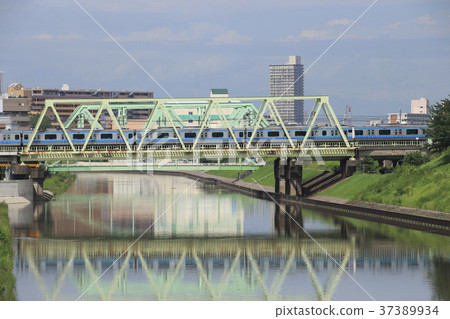 與Shinkawagishi河合併的京濱東北線 與Shinkawagishi河合併的京濱東北線 37389934
