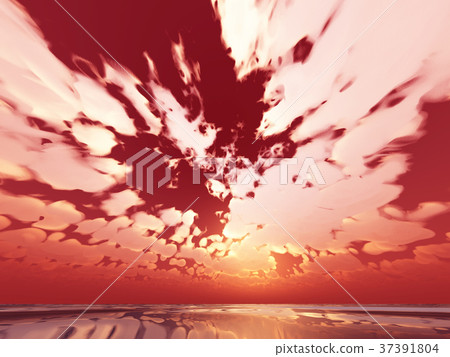 Wind and clouds with the sea 37391804