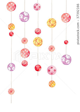 Ball decoration, only balls, only warm colors 37392166