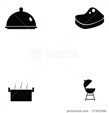 cooking icon set 37392986
