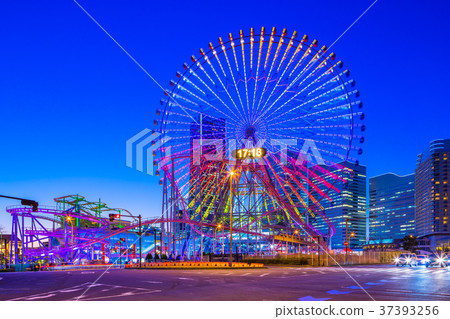 神奈川縣Minato Mirai夜視圖 神奈川縣Minato Mirai夜視圖 37393256