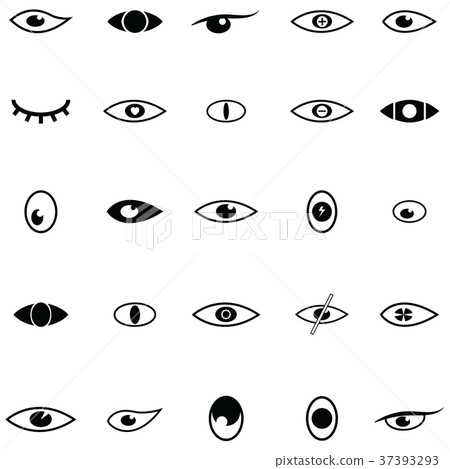 eye icon set eye icon set 37393293