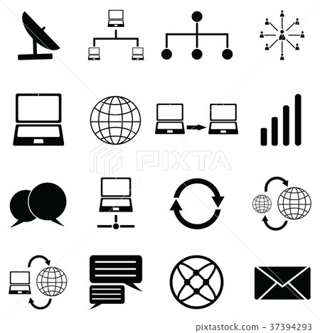 network icon set network icon set 37394293