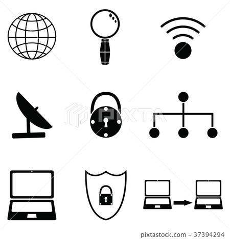 network icon set network icon set 37394294