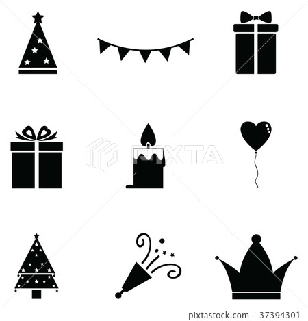 new year icon set new year icon set 37394301