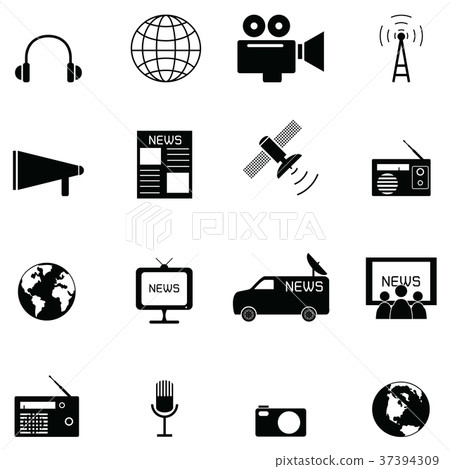 news icon set 37394309