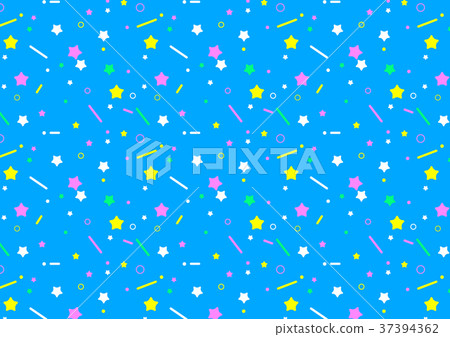 80年代風格的幾何圖案紋理 37394362