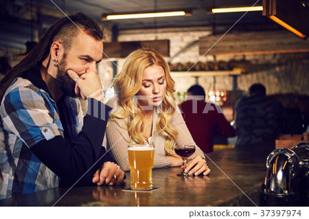 Evening at the bar Evening at the bar 37397974