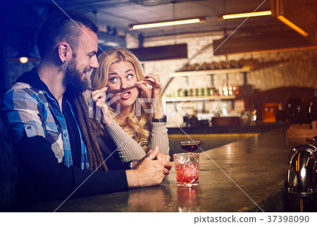 Evening at the bar Evening at the bar 37398090