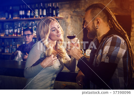 Evening at the bar Evening at the bar 37398096