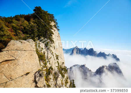 Scenic view from Huashan mountain, China. 37399850