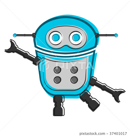Sketch of a cute robot Sketch of a cute robot 37401017
