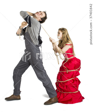 Concept of mesalliance and unequal match. Concept of mesalliance and unequal match. 37401642