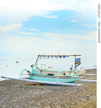 Wooden Bali fishing boats 37401883