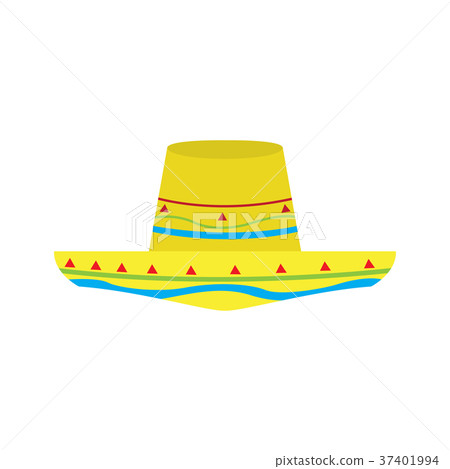Mexican hat icon 37401994