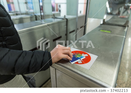 Entrance Gate Ticket Access Touch technology Entrance Gate Ticket Access Touch technology 37402213