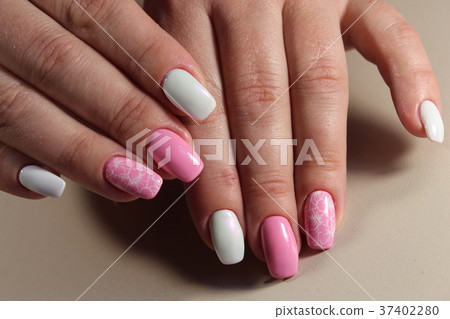 Fashionable design of manicure Fashionable design of manicure 37402280