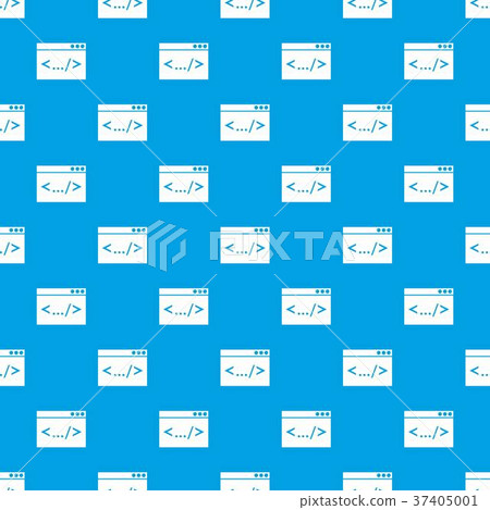 Code window pattern seamless blue - Stock Illustration [37405001] - PIXTA