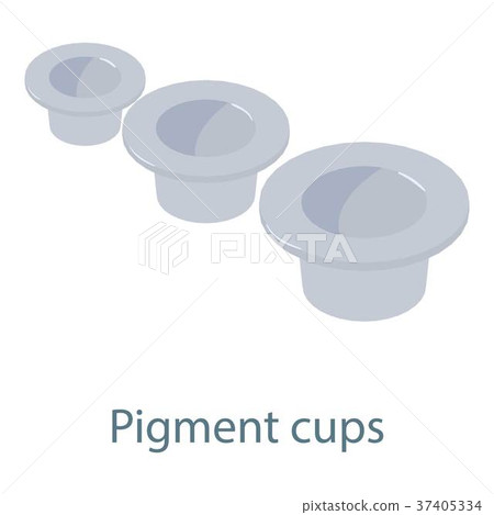 Flesh tunnel icon, isometric 3d style 37405334