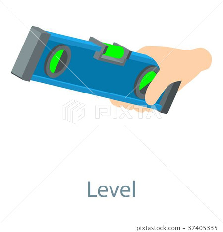 Level tool icon, isometric 3d style 37405335