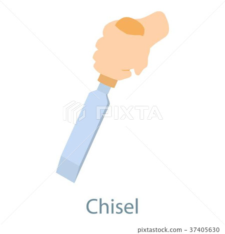 Chisel icon, isometric 3d style 37405630