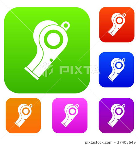 Sport whistle set color collection Sport whistle set color collection 37405649