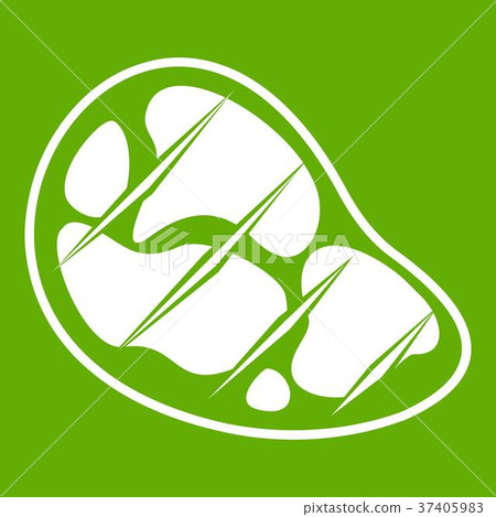 Steak icon green - Stock Illustration [37405983] - PIXTA