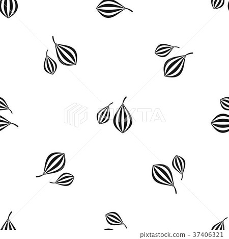 Trachyspermum ammi pattern seamless black Trachyspermum ammi pattern seamless black 37406321