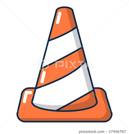 Cone road icon, cartoon style Cone road icon, cartoon style 37406767