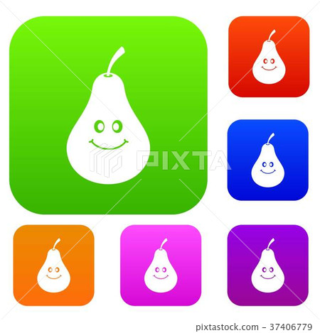 Smiling pear set color collection 37406779