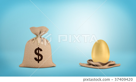 3d rendering of a tied-up brown sack with a dollar 3d rendering of a tied-up brown sack with a dollar 37409420