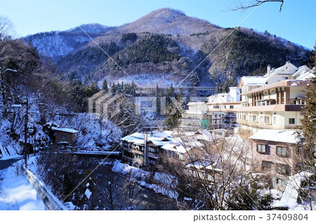新湯區四萬溫泉四萬川（群馬縣中之條町） 37409804