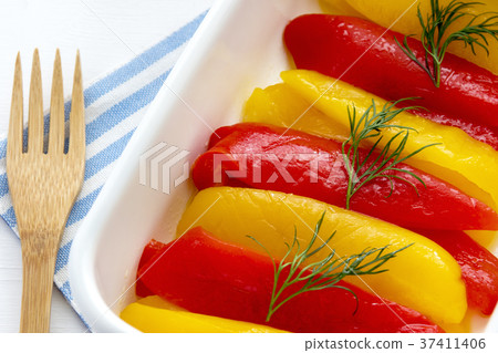 Marinated paprika Marinated paprika 37411406