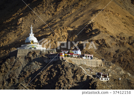 Shanti Stupa, Leh, Ladakh, India Shanti Stupa, Leh, Ladakh, India 37412158