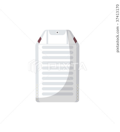 Backpack of space suit isolated vector icon 37413170