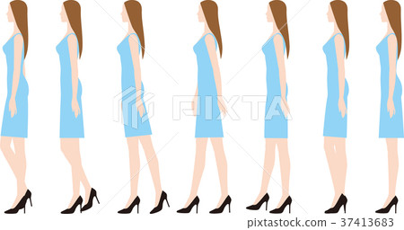 A woman wearing high heels 37413683
