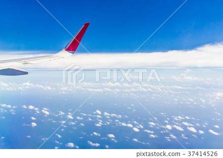 Cloud and sky view from plane. 37414526