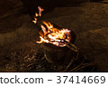 Brazier with fire. 37414669
