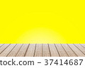 Wood table with yellow color. 37414687