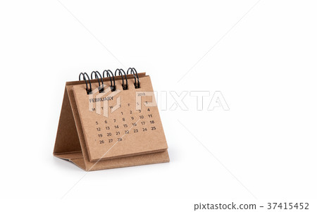calendar 2018 and month of february on white background calendar 2018 and month of february on white background 37415452