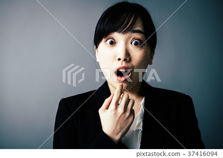 Surprised Business Woman Surprised Shock Surprised Business Woman Surprised Shock 37416094