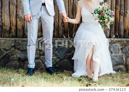 lovers is running with hold hands on city park lovers is running with hold hands on city park 37416123