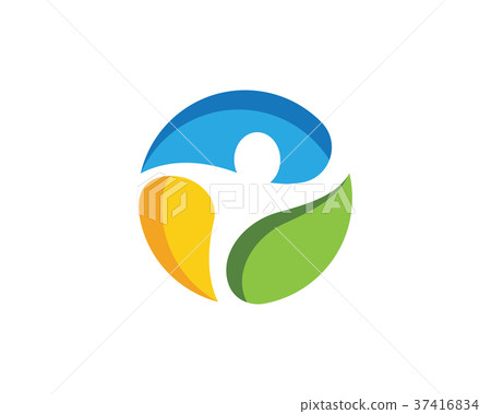 Human character logo sign 37416834