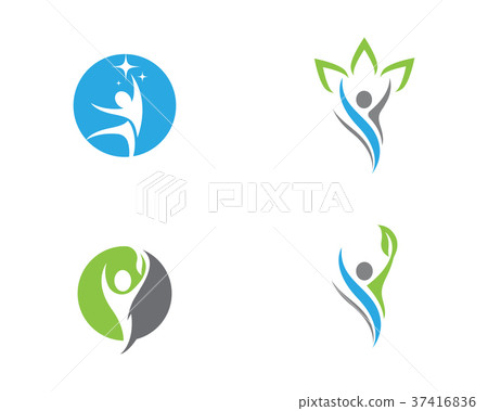 Human character logo sign 37416836