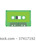 Old cassette media icon vector illustration graphi 37417192