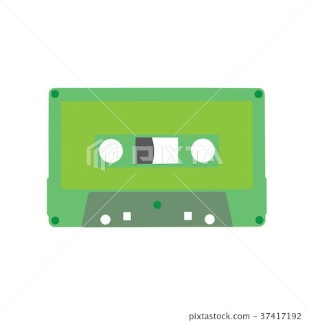 Old cassette media icon vector illustration graphi Old cassette media icon vector illustration graphi 37417192