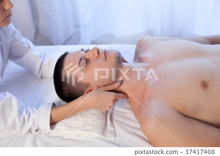 male masseur doing Massage Spa health male masseur doing Massage Spa health 37417408