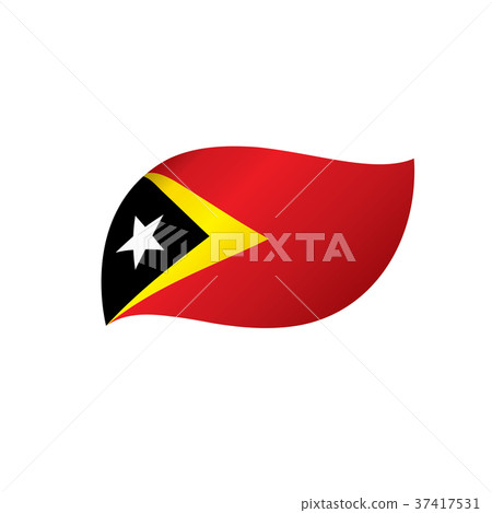 east timor flag, vector illustration east timor flag, vector illustration 37417531