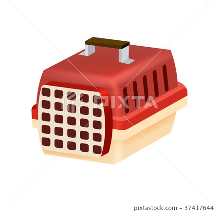 Cat transport box or carrying case icon 37417644
